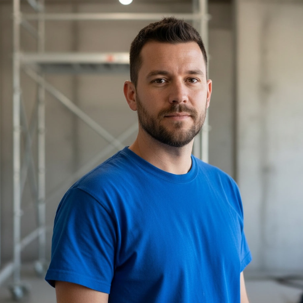 Handwerker auf der Baustelle
